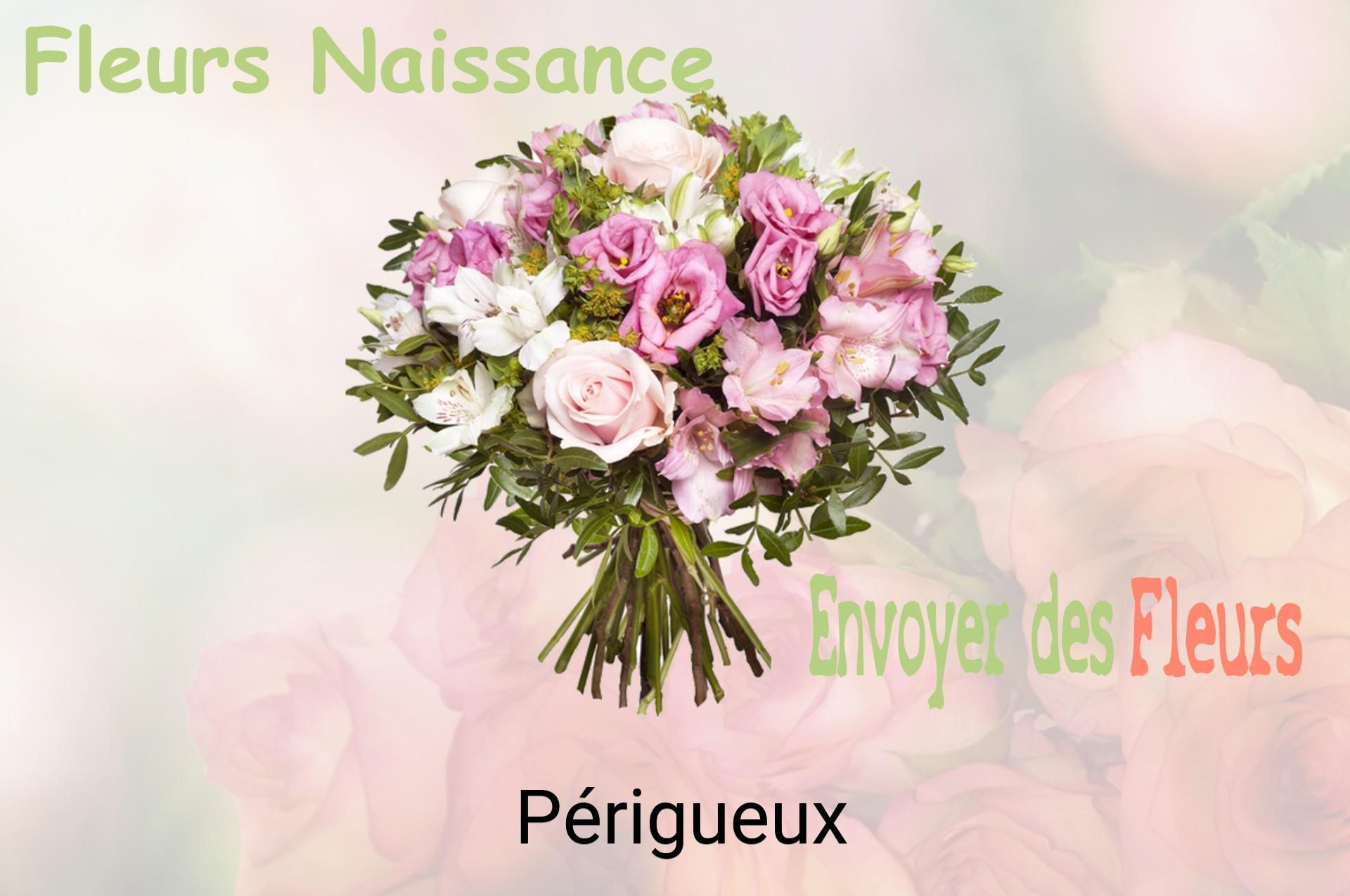 Bouquet de fleurs de naissance livré à Périgueux
